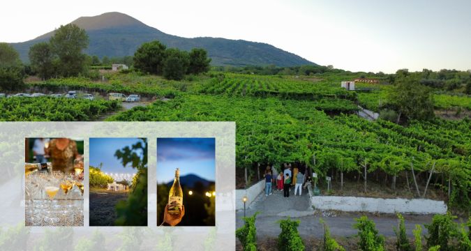 The Floor is Lava 2026 alla Tenuta Sorrentino tra vigneti del Vesuvio e degustazione dei vini Stratificazioni.