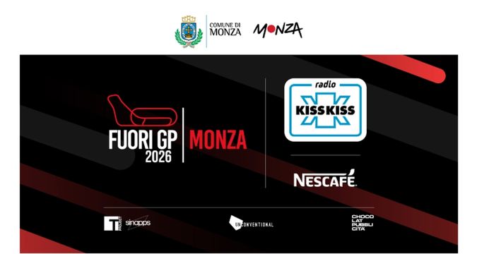 FuoriGP Monza 2026 Radio Kiss Kiss artisti concerti Piazza Cambiaghi