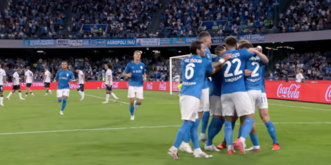 Napoli-Bologna 1-0, decide Lobotka: Allegri trova la prima vittoria al Maradona Lobotka esulta dopo il gol in Napoli-Bologna 1-0 al Maradona