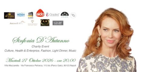 Sinfonia d’Autunno a Napoli: Yvonne Sciò testimonial del charity event a sostegno di AIDO Yvonne Sciò testimonial di Sinfonia d’Autunno, charity event a sostegno di AIDO nazionale a Napoli